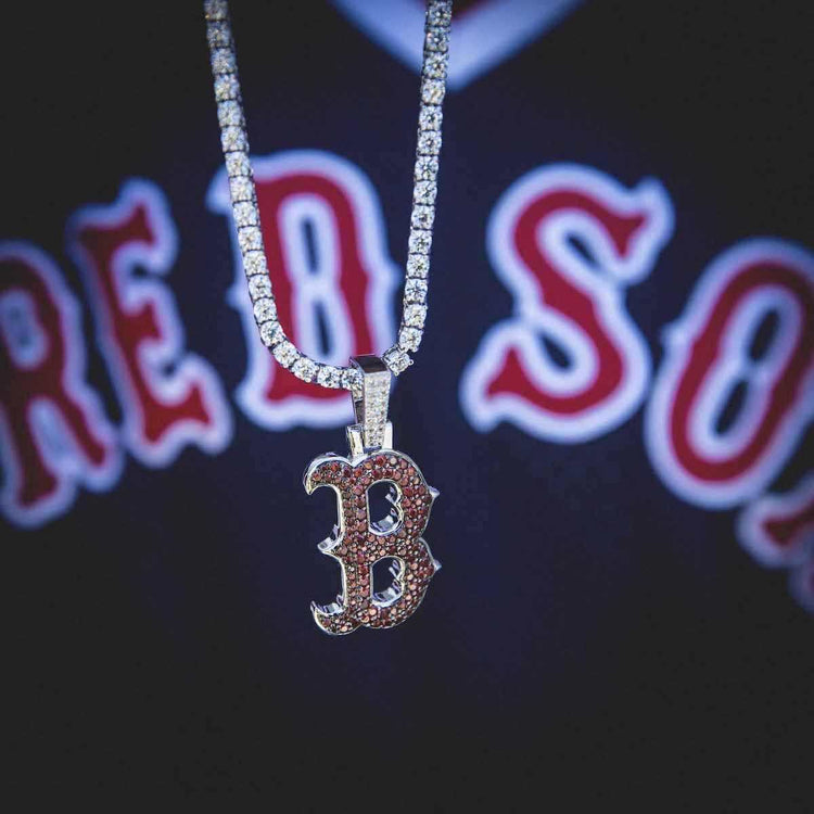Boston Red Sox Tokens & Icons Game-Used Baseball Pendant