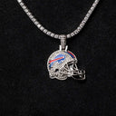Colgante oficial de casco de la NFL de los Buffalo Bills