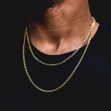 Cable Chain in Yellow Gold - 3mm - The GLD Shop