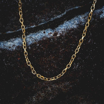 Cable Chain in Yellow Gold - 3mm