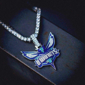 Charlotte Hornets Official NBA Logo Pendant