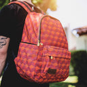 Mochila de lona clásica (rojo/naranja)