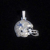 Dallas Cowboys Official NFL Helmet Pendant
