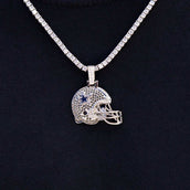 Dallas Cowboys Official NFL Helmet Pendant