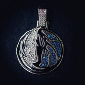Dallas Mavericks Official NBA Logo Pendant