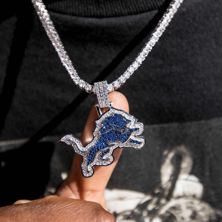 Detroit Necklace Lions Edition | Gold – Rebel Nell