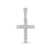 Diamond Cross in White Gold - The GLD Shop