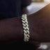 Diamond Cuban Link Bracelet in Yellow Gold - 12mm - The GLD Shop