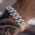 Diamond Prong Link Bracelet in Yellow Gold - 19mm - The GLD Shop