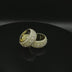 5 Layer Diamond Band Ring in Yellow Gold Vermeil