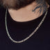 Figaro Link Chain in Yellow Gold- 4mm - The GLD Shop