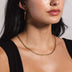 Figaro Link Necklace in Yellow Gold - 4mm - The GLD Shop
