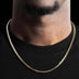 Franco Chain in Yellow Gold - 3mm - The GLD Shop