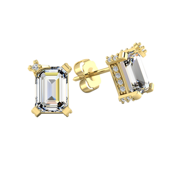 Gemstone Stud Earrings