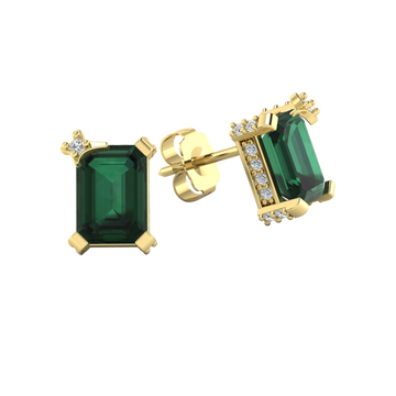 Birthstone Stud Earrings