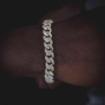 GLD Link Bracelet in Yellow Gold - 8.5mm