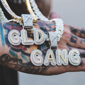 GLD's Name Plate 2-Tone Custom Layered Font