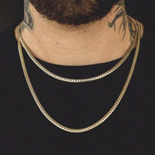 GLD Signature Cuban in Yellow Gold- 4mm