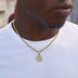 Pittsburgh Steelers Official NFL Micro Logo Pendant - Yellow Gold