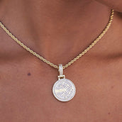 Pittsburgh Steelers Official NFL Micro Logo Pendant - Yellow Gold