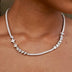 Custom Stationed Tennis Necklace
