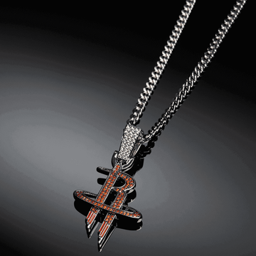 Houston Rockets Pendant in White Gold - The GLD Shop