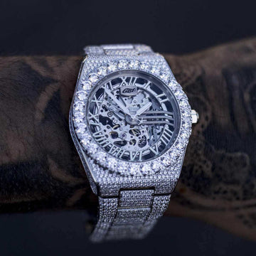 42MM Alpha Era® Helado Esqueleto Luminoso 316
