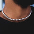 Iced Ball Chain in White Gold - 4mm - The GLD Shop