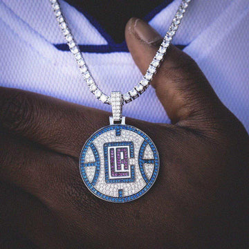 LA Clippers Official NBA Logo Pendant