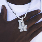 Los Angeles Dodgers Official MLB Logo Pendant