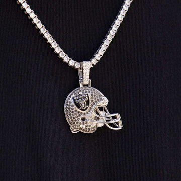 Las Vegas Raiders Helmet Pendant - The GLD Shop