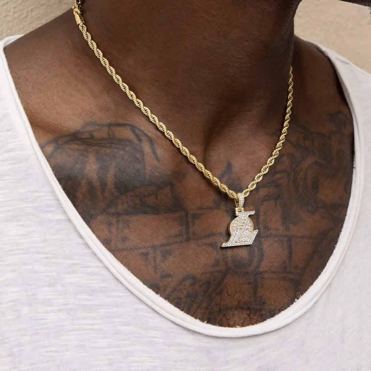 Los Angeles Lakers Official NBA Micro Logo Pendant – The GLD Shop