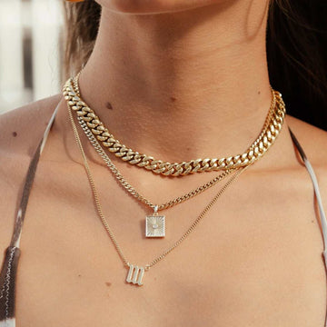 Miami Cuban Link Necklace in Yellow Gold - 8mm - The GLD Shop