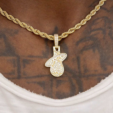 Miami Heat Official NBA Micro Logo Pendant