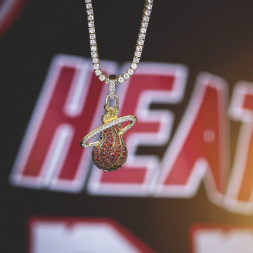 Miami Heat Official NBA Logo Pendant