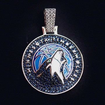 Minnesota Timberwolves Official NBA Logo Pendant