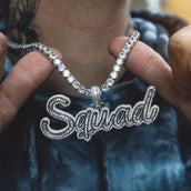 Multi-Layer Name Plate Baguette Custom Font