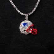 New England Patriots Official NFL Helmet Pendant