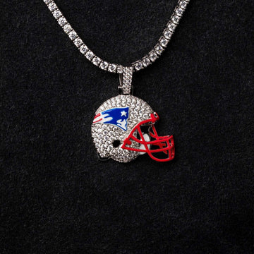New England Patriots Official NFL Helmet Pendant