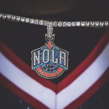 New Orleans Pelicans Official NBA Logo Pendant