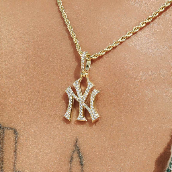 Colgante del logotipo micro oficial de los New York Yankees de la MLB