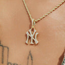 18k Vermeil New York Yankees Micro Pendant