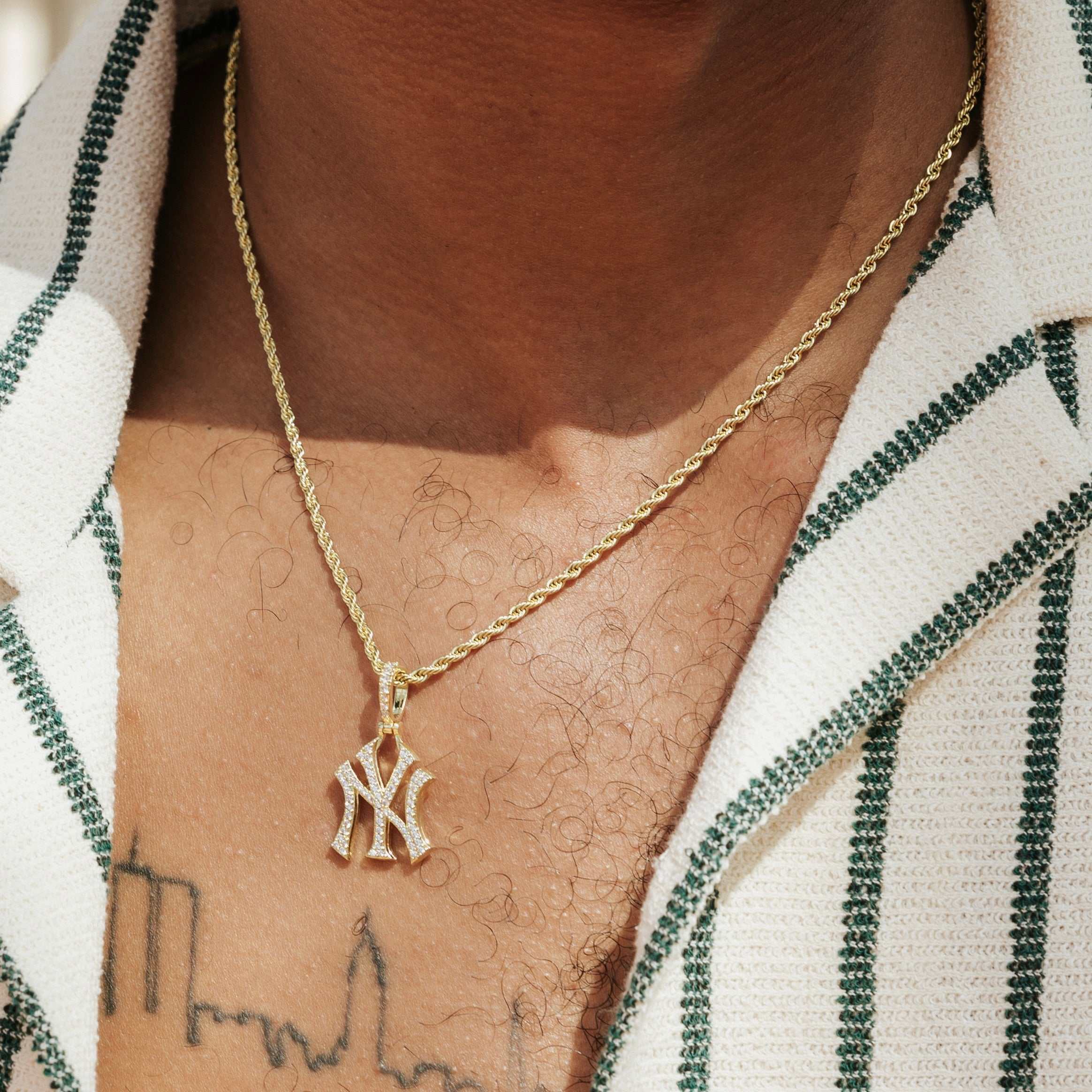 New York Yankees Official MLB Micro Logo Pendant- The GLD Shop