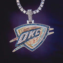 Oklahoma City Thunder OKC Official NBA Logo Pendant