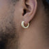 Pave Hoop Earrings - The GLD Shop