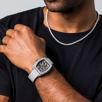Perennial Era Skeleton Watch - Fully Iced - The GLD Shop
