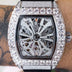 Perennial Era Skeleton Watch - Fully Iced - Rubber Strap - The GLD Shop