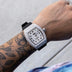 Perennial Era Watch Arabic - Fully Iced - Rubber Strap - The GLD Shop
