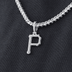 Pittsburgh Pirates Micro Pendant in White Gold - The GLD Shop