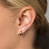 Polished Round Huggie Earrings in Yellow Gold - The GLD Shop
